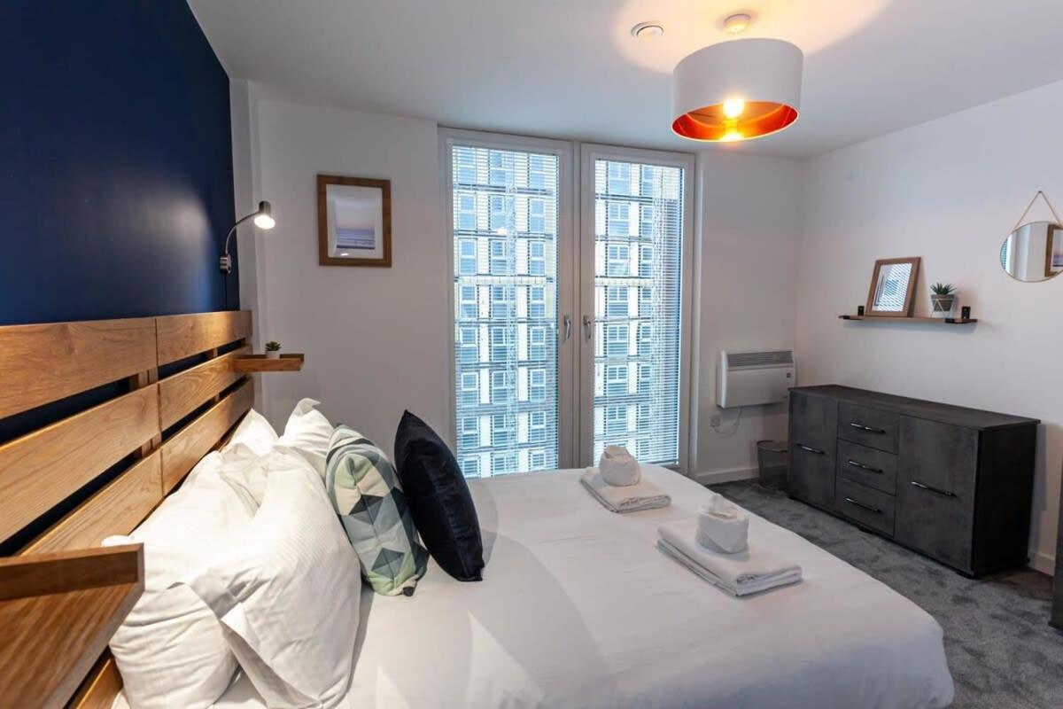 מנצ'סטר Superb 2 Bed Flat 5Min To Old Trafford Stadium מראה חיצוני תמונה
